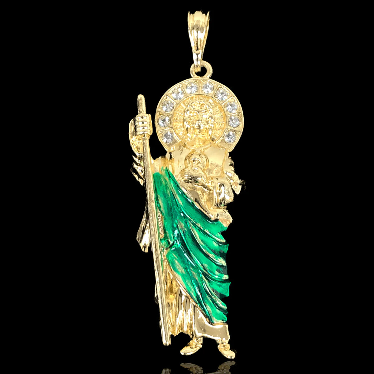 18K Gold-Filled Saint Jude Pendant